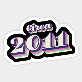 2011 Birthday Sticker